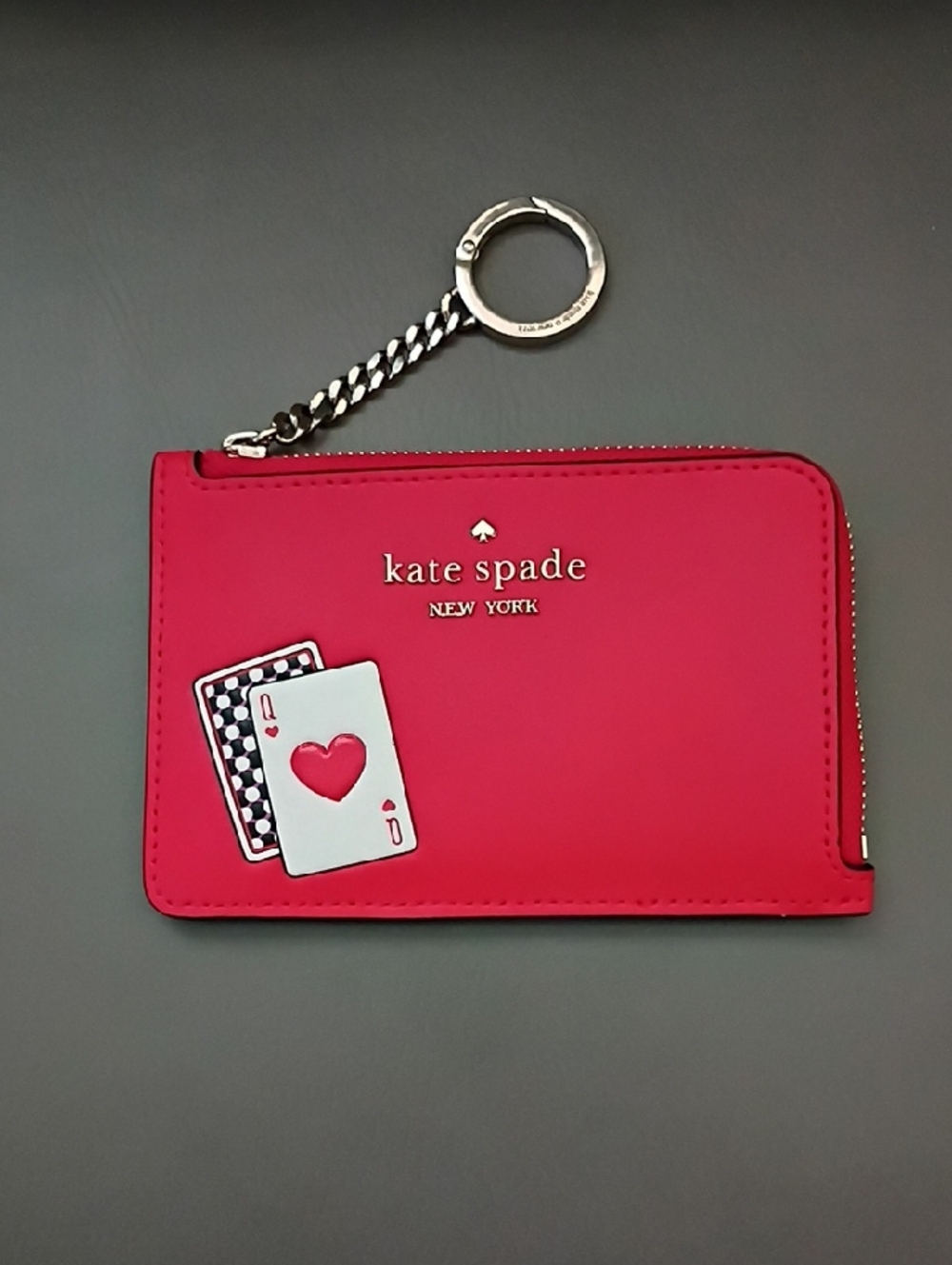 Kate Spade New York Lucky Draw Medium L-Zip Card Holder